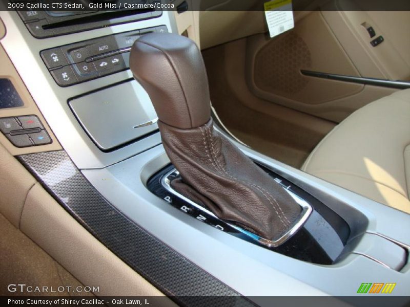 Gold Mist / Cashmere/Cocoa 2009 Cadillac CTS Sedan