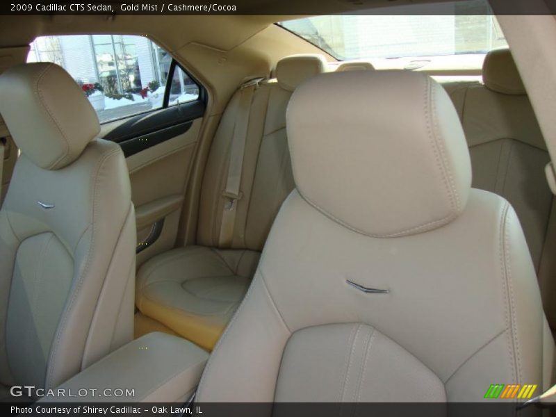 Gold Mist / Cashmere/Cocoa 2009 Cadillac CTS Sedan