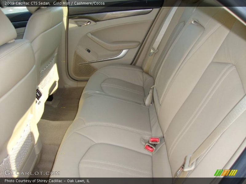 Gold Mist / Cashmere/Cocoa 2009 Cadillac CTS Sedan