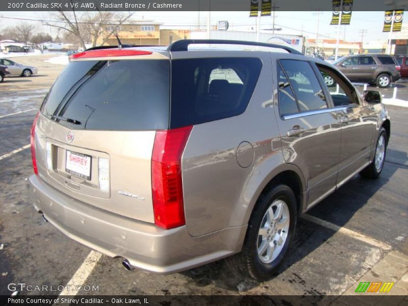 Radiant Bronze / Cashmere 2007 Cadillac SRX 4 V6 AWD