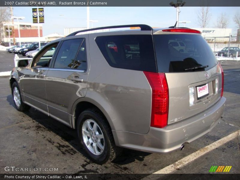 Radiant Bronze / Cashmere 2007 Cadillac SRX 4 V6 AWD
