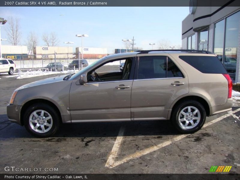 Radiant Bronze / Cashmere 2007 Cadillac SRX 4 V6 AWD