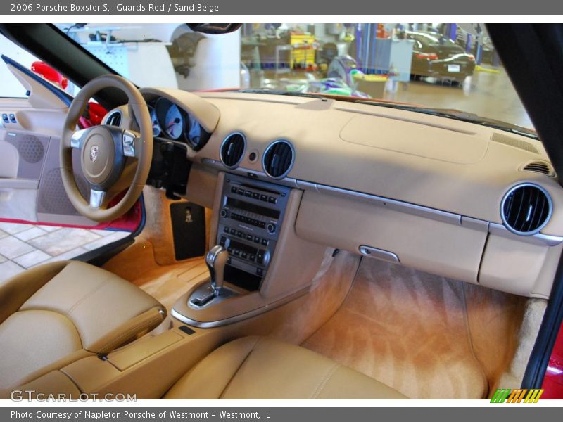 Guards Red / Sand Beige 2006 Porsche Boxster S