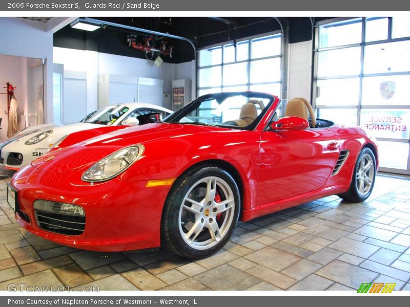 Guards Red / Sand Beige 2006 Porsche Boxster S