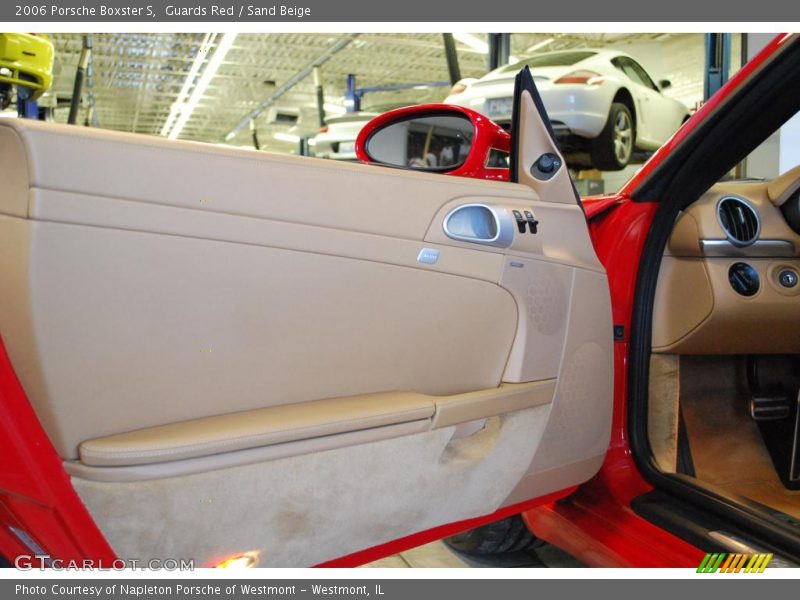 Guards Red / Sand Beige 2006 Porsche Boxster S
