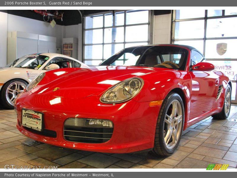 Guards Red / Sand Beige 2006 Porsche Boxster S