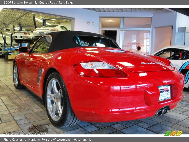 Guards Red / Sand Beige 2006 Porsche Boxster S