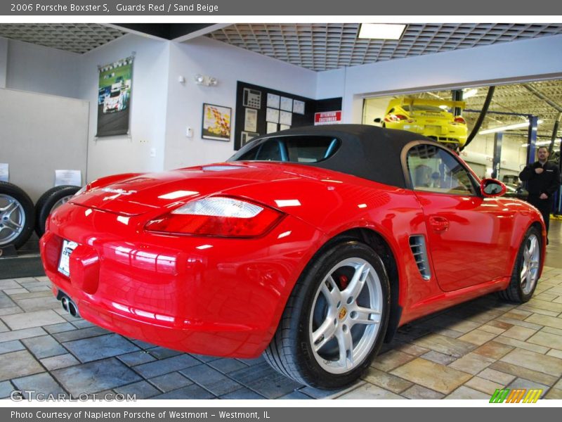 Guards Red / Sand Beige 2006 Porsche Boxster S
