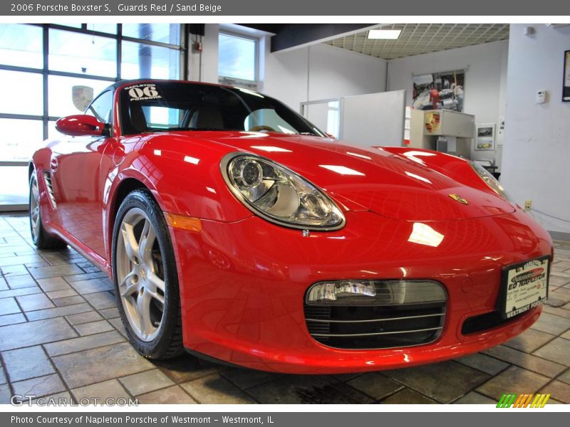 Guards Red / Sand Beige 2006 Porsche Boxster S