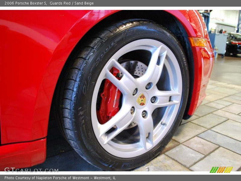 Guards Red / Sand Beige 2006 Porsche Boxster S