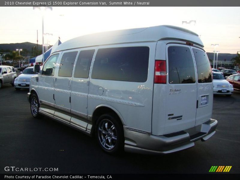 Summit White / Neutral 2010 Chevrolet Express LS 1500 Explorer Conversion Van