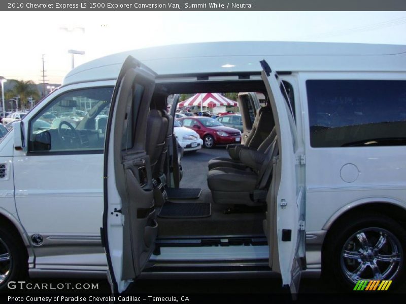 Summit White / Neutral 2010 Chevrolet Express LS 1500 Explorer Conversion Van