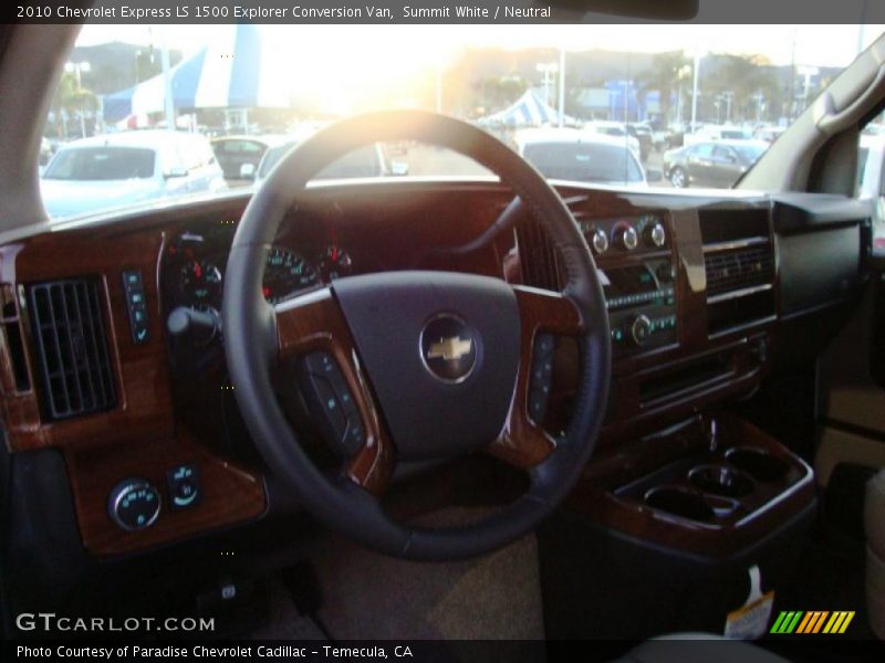 Summit White / Neutral 2010 Chevrolet Express LS 1500 Explorer Conversion Van