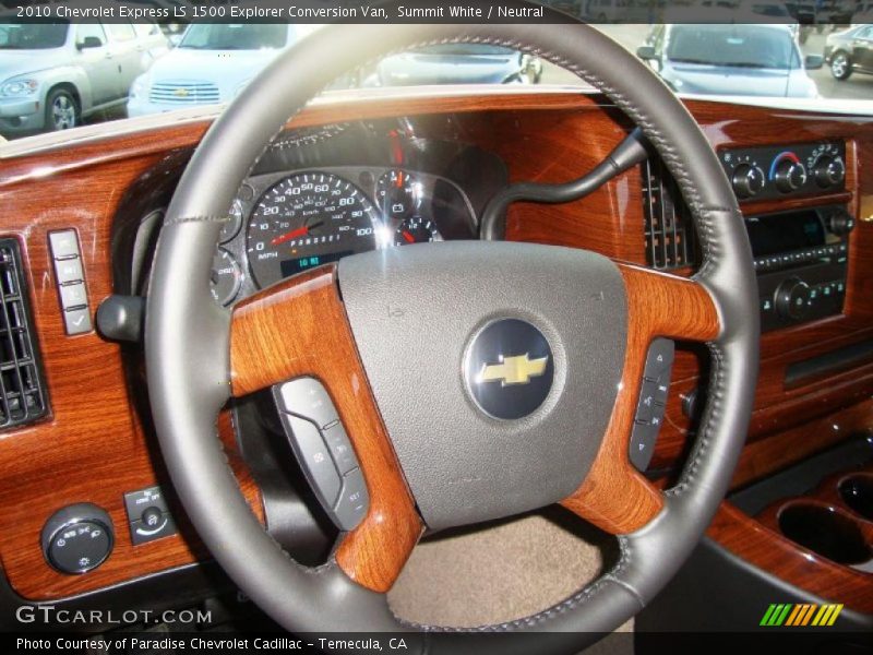 Summit White / Neutral 2010 Chevrolet Express LS 1500 Explorer Conversion Van