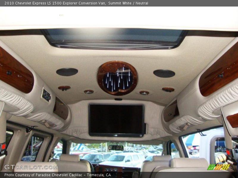 Summit White / Neutral 2010 Chevrolet Express LS 1500 Explorer Conversion Van