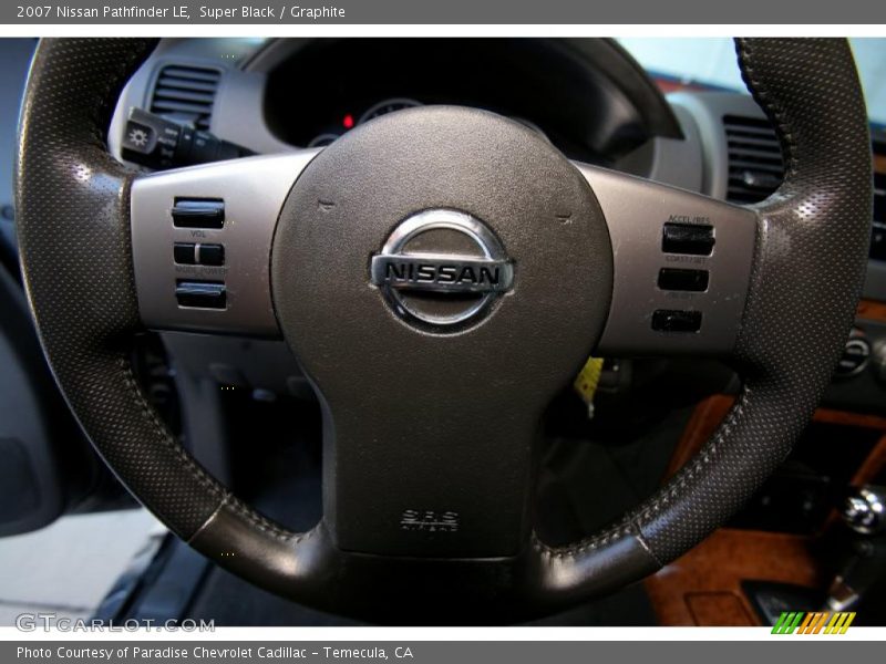 Super Black / Graphite 2007 Nissan Pathfinder LE