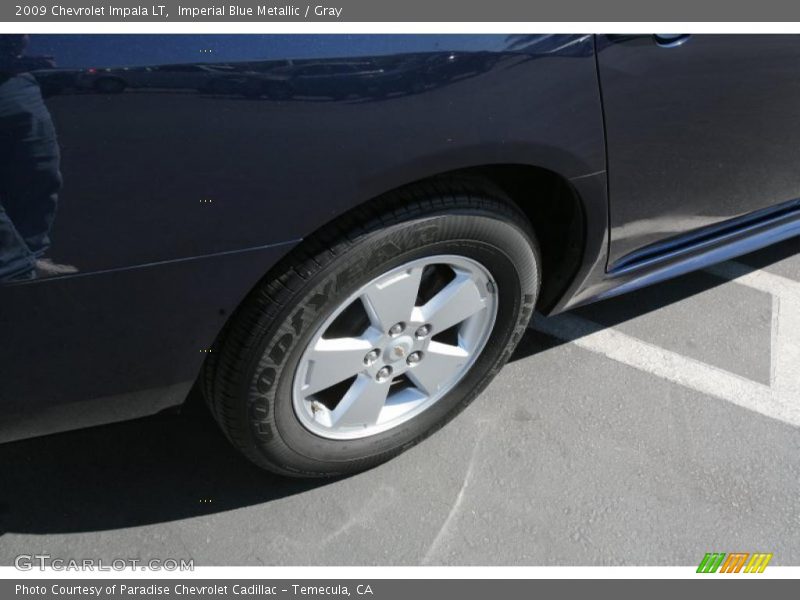Imperial Blue Metallic / Gray 2009 Chevrolet Impala LT