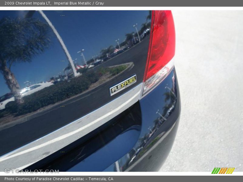 Imperial Blue Metallic / Gray 2009 Chevrolet Impala LT