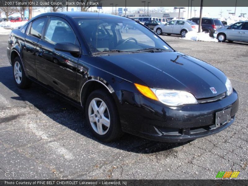 Black Onyx / Black 2007 Saturn ION 2 Quad Coupe