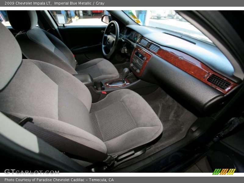 Imperial Blue Metallic / Gray 2009 Chevrolet Impala LT