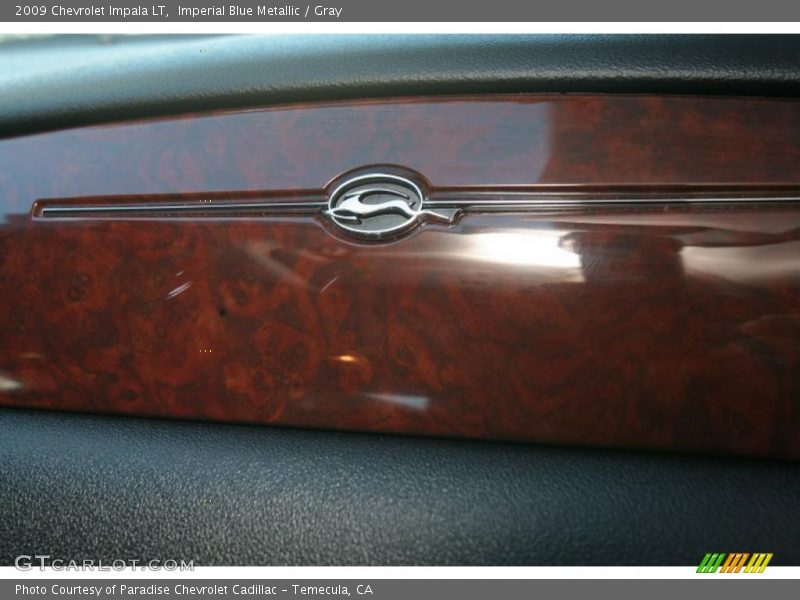 Imperial Blue Metallic / Gray 2009 Chevrolet Impala LT