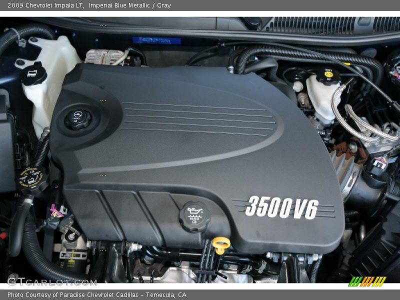 Imperial Blue Metallic / Gray 2009 Chevrolet Impala LT