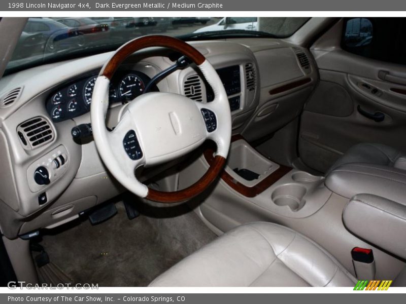 Dark Evergreen Metallic / Medium Graphite 1998 Lincoln Navigator 4x4