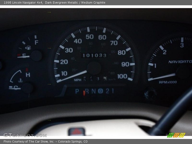 Dark Evergreen Metallic / Medium Graphite 1998 Lincoln Navigator 4x4
