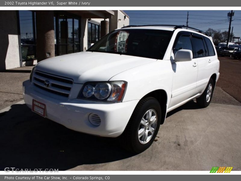 Super White / Ivory 2002 Toyota Highlander V6