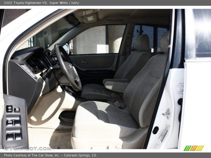 Super White / Ivory 2002 Toyota Highlander V6