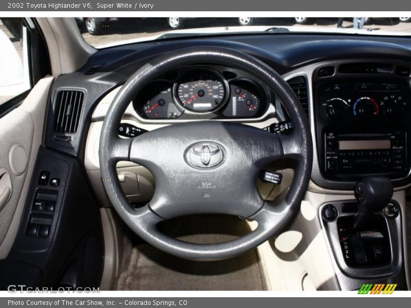 Super White / Ivory 2002 Toyota Highlander V6