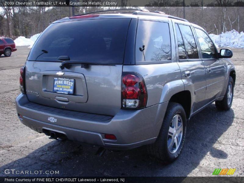 Graystone Metallic / Ebony 2009 Chevrolet TrailBlazer LT 4x4