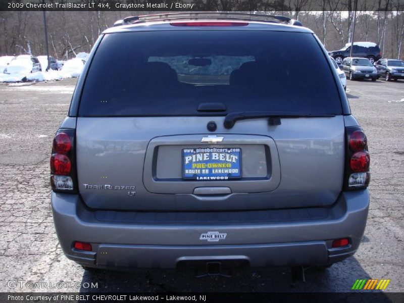 Graystone Metallic / Ebony 2009 Chevrolet TrailBlazer LT 4x4