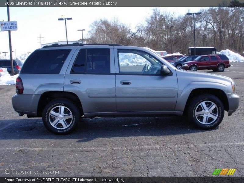 Graystone Metallic / Ebony 2009 Chevrolet TrailBlazer LT 4x4