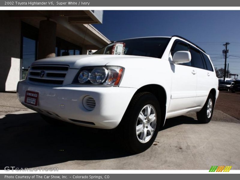 Super White / Ivory 2002 Toyota Highlander V6