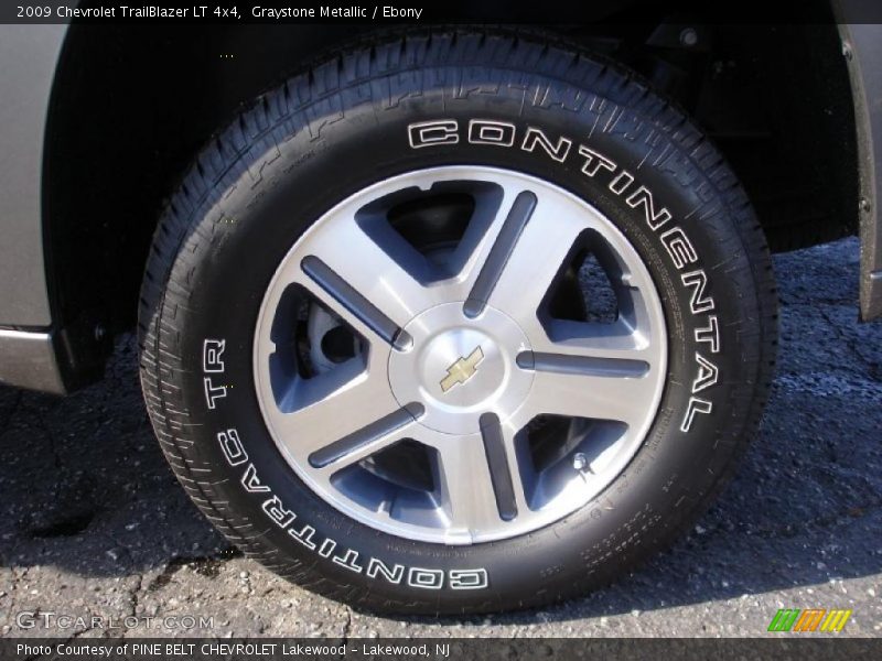Graystone Metallic / Ebony 2009 Chevrolet TrailBlazer LT 4x4
