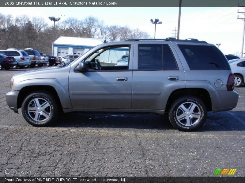 Graystone Metallic / Ebony 2009 Chevrolet TrailBlazer LT 4x4