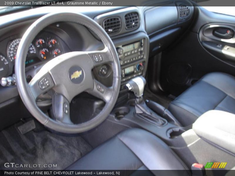 Graystone Metallic / Ebony 2009 Chevrolet TrailBlazer LT 4x4