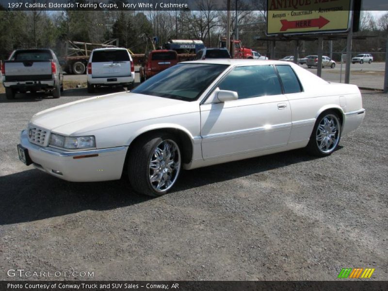 Ivory White / Cashmere 1997 Cadillac Eldorado Touring Coupe