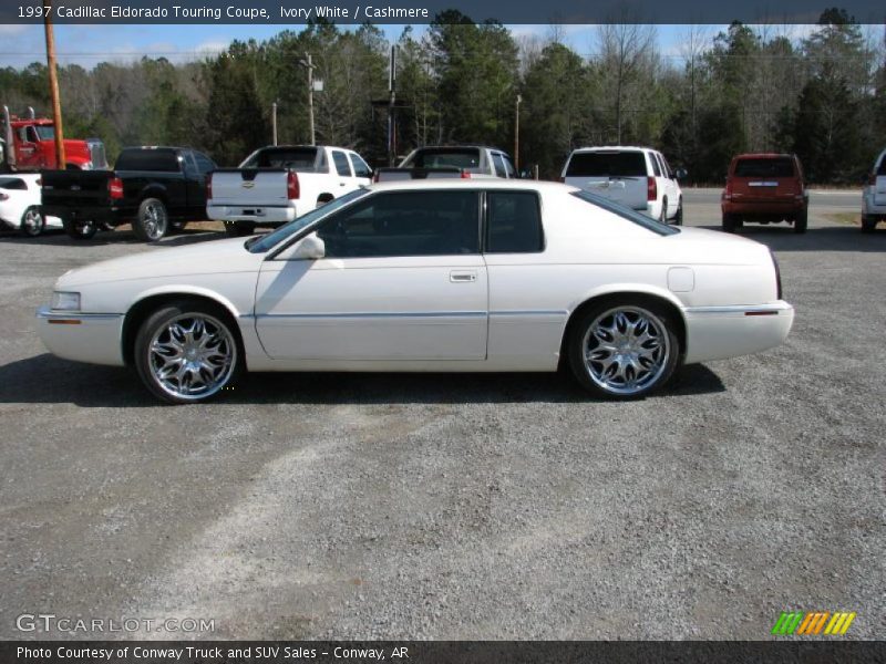 Ivory White / Cashmere 1997 Cadillac Eldorado Touring Coupe