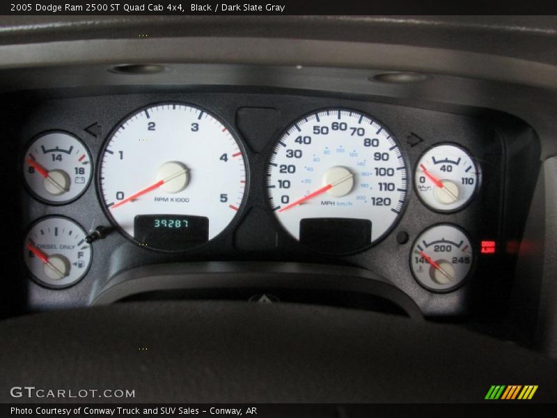 Black / Dark Slate Gray 2005 Dodge Ram 2500 ST Quad Cab 4x4