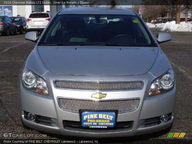 Silver Ice Metallic / Ebony 2010 Chevrolet Malibu LTZ Sedan