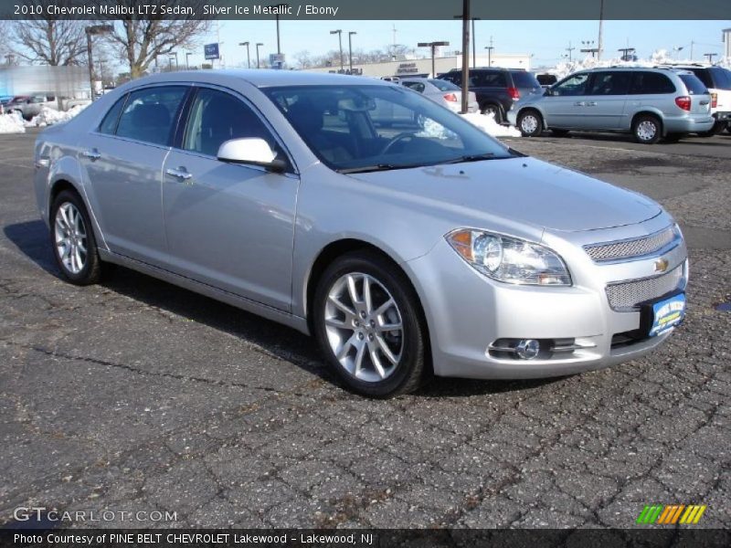 Silver Ice Metallic / Ebony 2010 Chevrolet Malibu LTZ Sedan