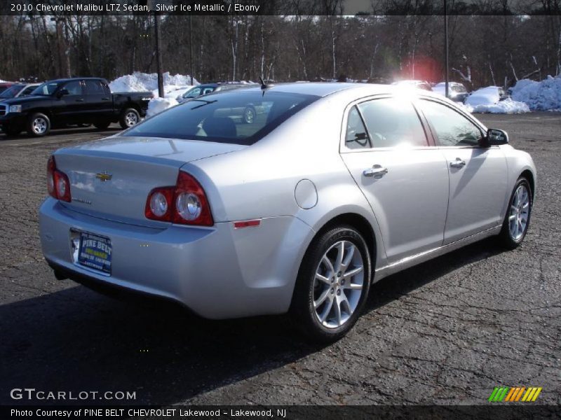 Silver Ice Metallic / Ebony 2010 Chevrolet Malibu LTZ Sedan