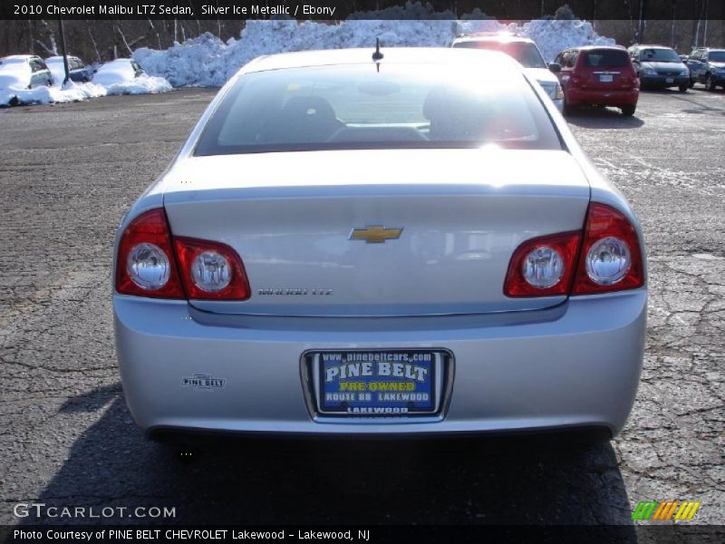 Silver Ice Metallic / Ebony 2010 Chevrolet Malibu LTZ Sedan