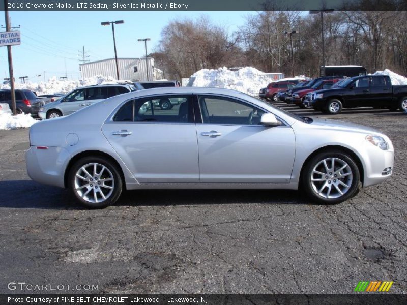 Silver Ice Metallic / Ebony 2010 Chevrolet Malibu LTZ Sedan