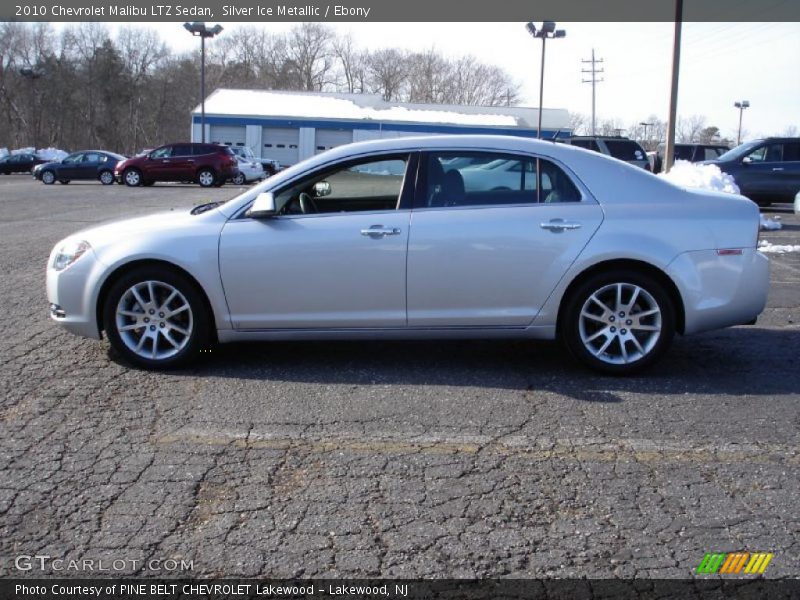Silver Ice Metallic / Ebony 2010 Chevrolet Malibu LTZ Sedan