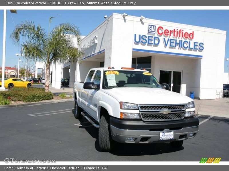 Summit White / Medium Gray 2005 Chevrolet Silverado 2500HD LT Crew Cab