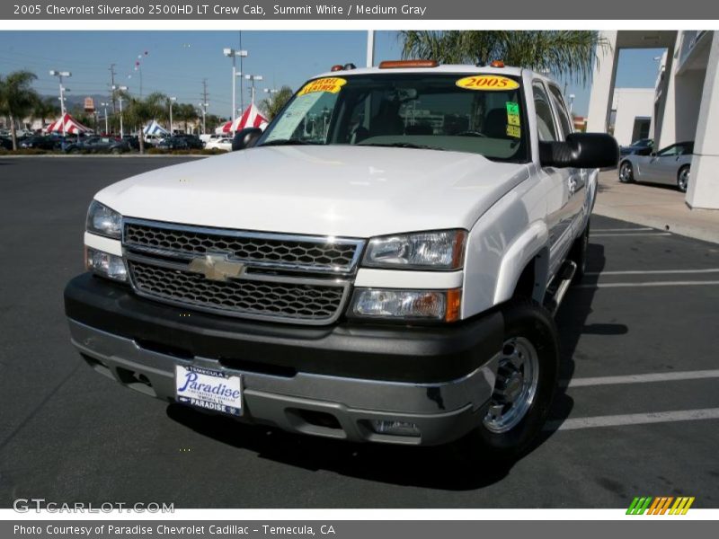 Summit White / Medium Gray 2005 Chevrolet Silverado 2500HD LT Crew Cab