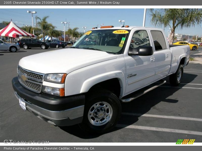 Summit White / Medium Gray 2005 Chevrolet Silverado 2500HD LT Crew Cab